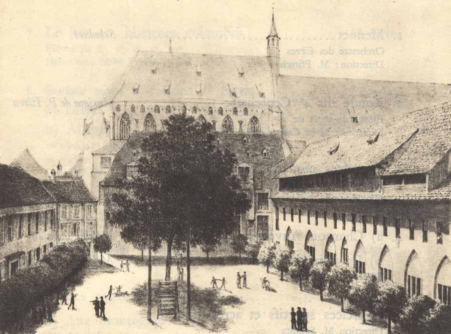 Le gymnase Lucie Berger à Strasbourg.